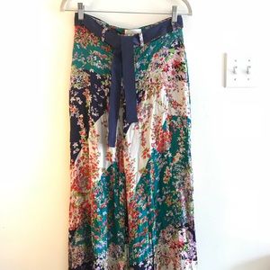 ELevenses Wide Leg Floral Pants